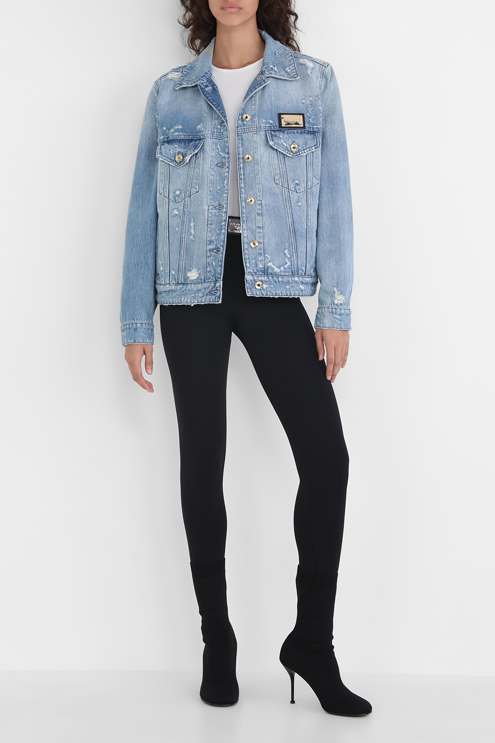 ז`קט ג`ינס קרעים